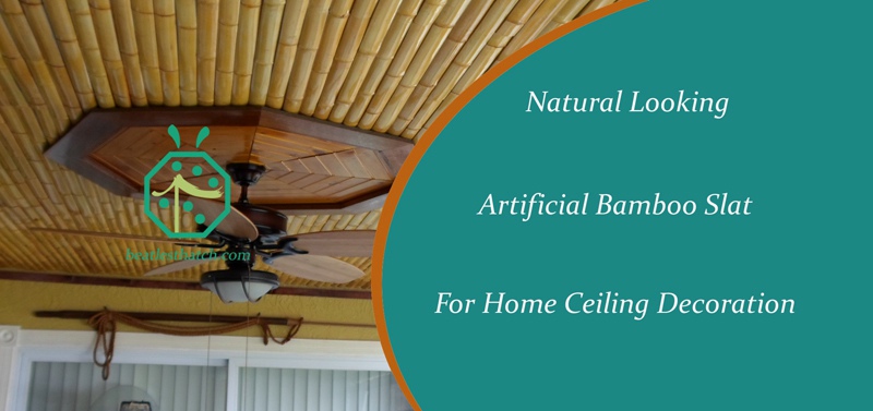 Resort hotel synthetic bamboo panel ceiling Resort hotel synthetic bamboo panel ceiling