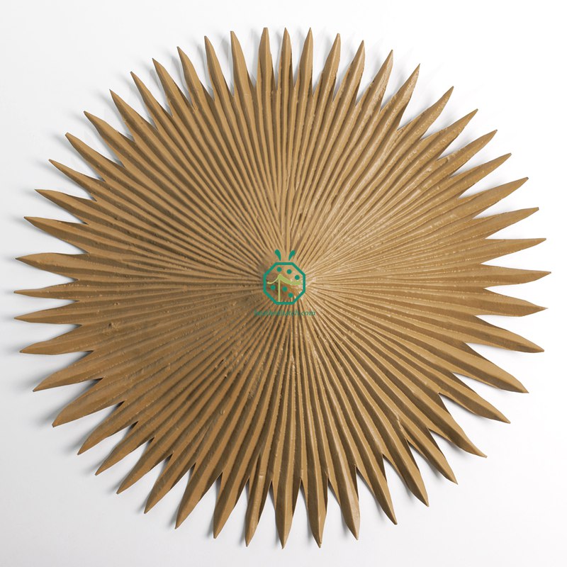 Top cap thatch of bora bora palm roof system