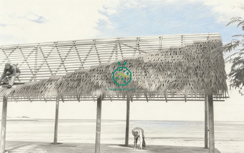 Panama Synthetic Palm Thatched Roof Project