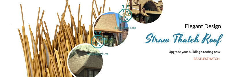 Tropical Plastic Straw Thatch Tropical Plastic Straw Thatch