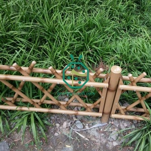 clôture en bambou en acier inoxydable utilisée pour la décoration du parc