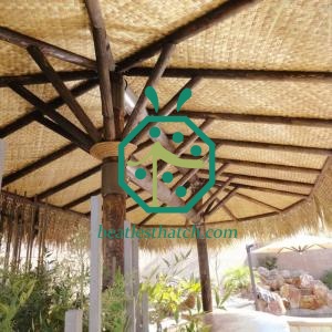 Pavillon compétitif fabricant de tapis de tissage de feuilles de noix de coco