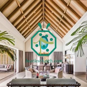 tapis de plafond en bambou artificiel fantastique malaisie