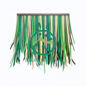 Artificial thatch for tiki hut