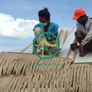 Palapa Thatched Roofing Materials For Residential Villa House Grenada