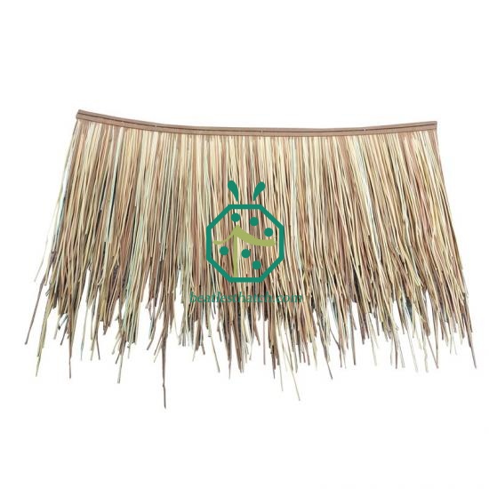 Flexible Artificial Tiki Bar Thatch Roof Panel France for Easy Installation