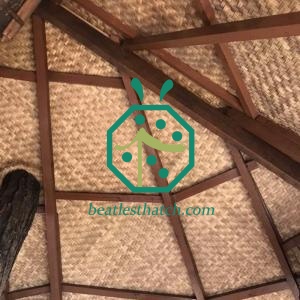 Plastic Bamboo Weavemat Ceiling and Wall Home Interior Decoration Bangladesh