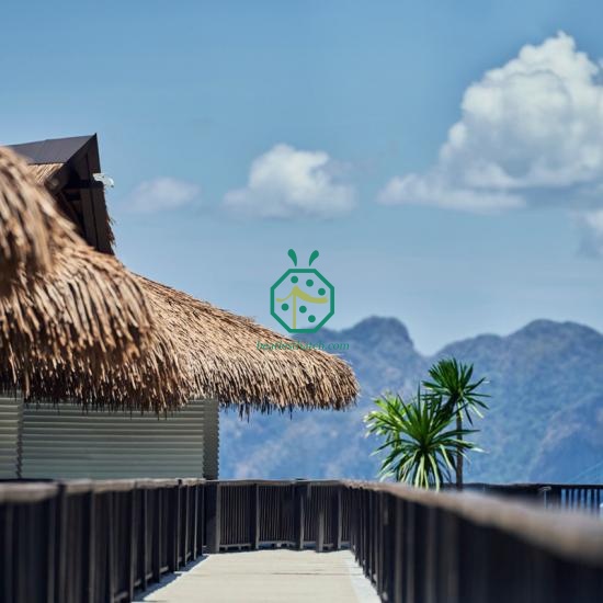 Thermal Insulation Artificial Thatch Products For Gambrel Roof