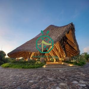 Hôtellerie de Porto Rico, cabane tiki au toit de chaume