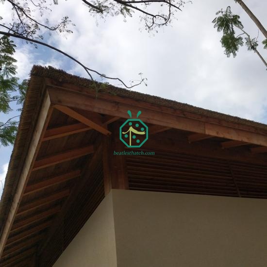 Mansard Hut UV-proof Synthetic Thatch Roof Covering Ghana