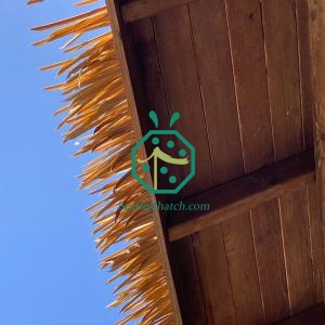 Toiture en chaume de paille de riz artificielle Choga de Corée