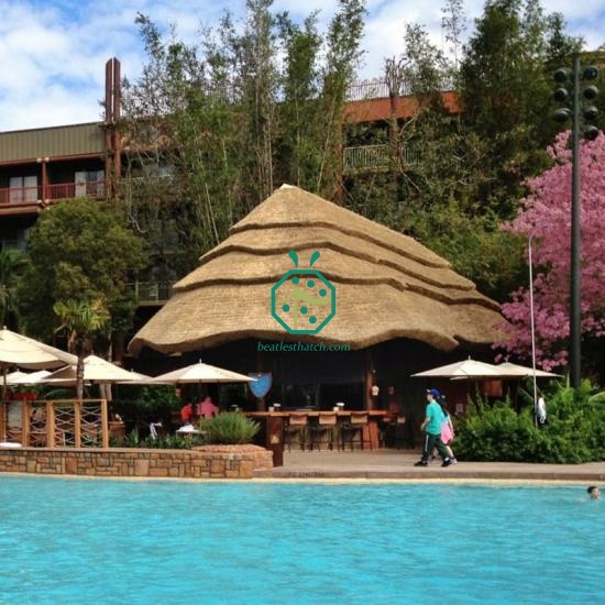 Fire-Retardant Reed Thatch Roof Design for Lapa Structures