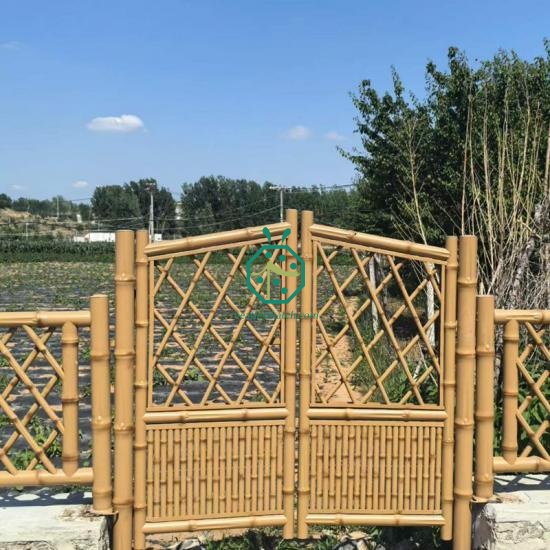 Iron Bamboo Stick Door For Villa Home Decoration