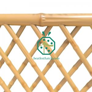 Restaurant iron bamboo wall panels