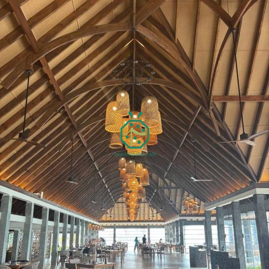 Artificial Bamboo Matting for Interior Wall & Ceiling Covering