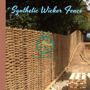 Artificial willow fence screen