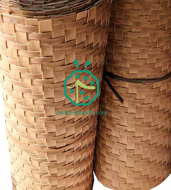 production de nattes tissées en bambou en plastique pour les îles Malolo aux Fidji