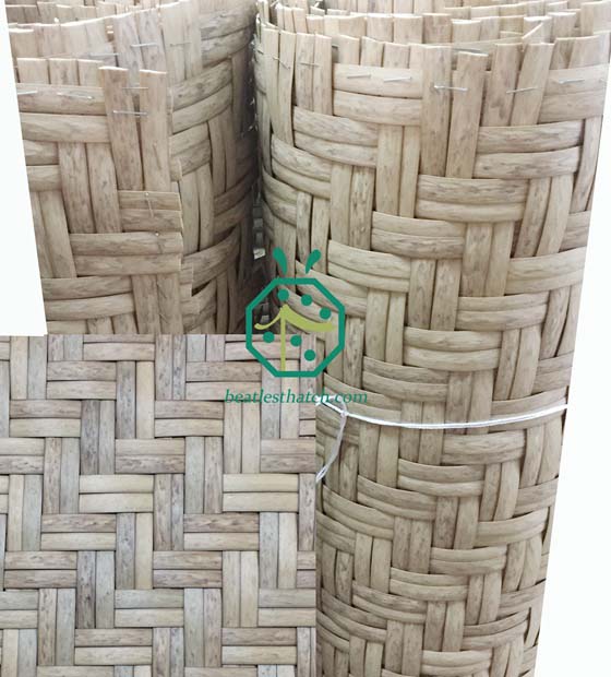tapis en plastique de bambou de sawali en plastique pour les philippines