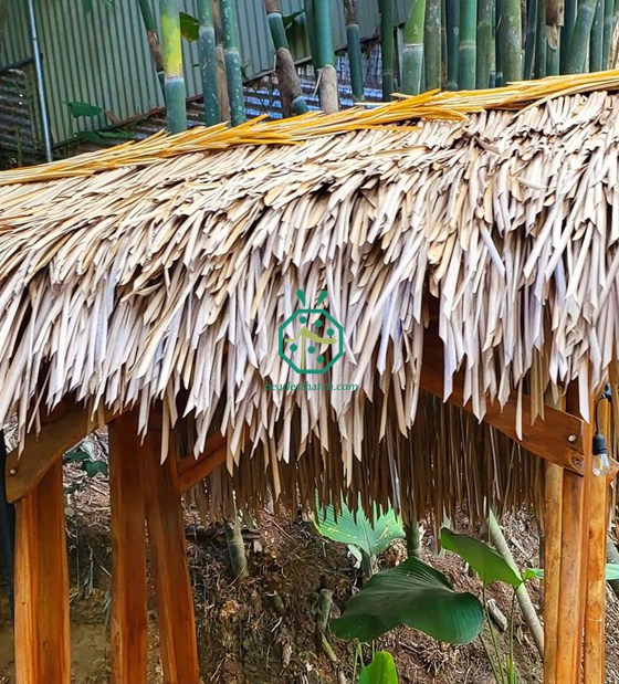 Projet de maquette de toit en chaume de nylon pour l'hôtel Borocay Beach aux Philippines
