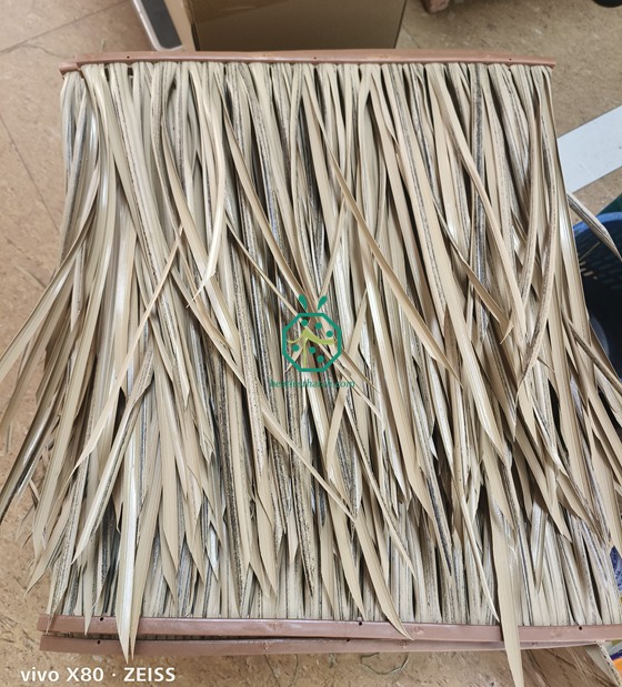 Production pour les projets de toit de chaume en nylon de Cebu Resort