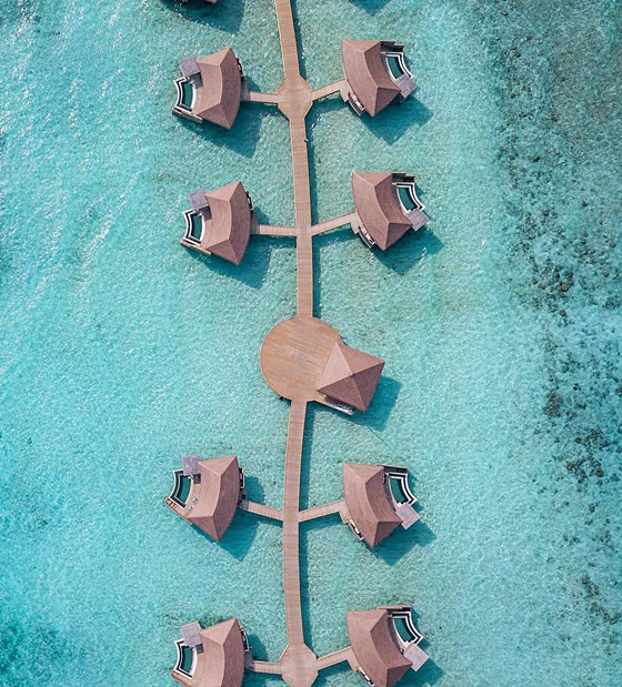 fantastique hôtel de première classe maldives intercontinentales Maamunagau recours